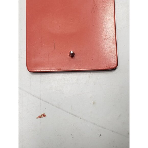 Vintage Men's Red Volcom Shred Circle Stone Enamel Filled Logo Belt Buckle - Picture 5 of 6